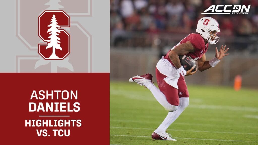 stanford qb ashton daniels highlight vs tcu