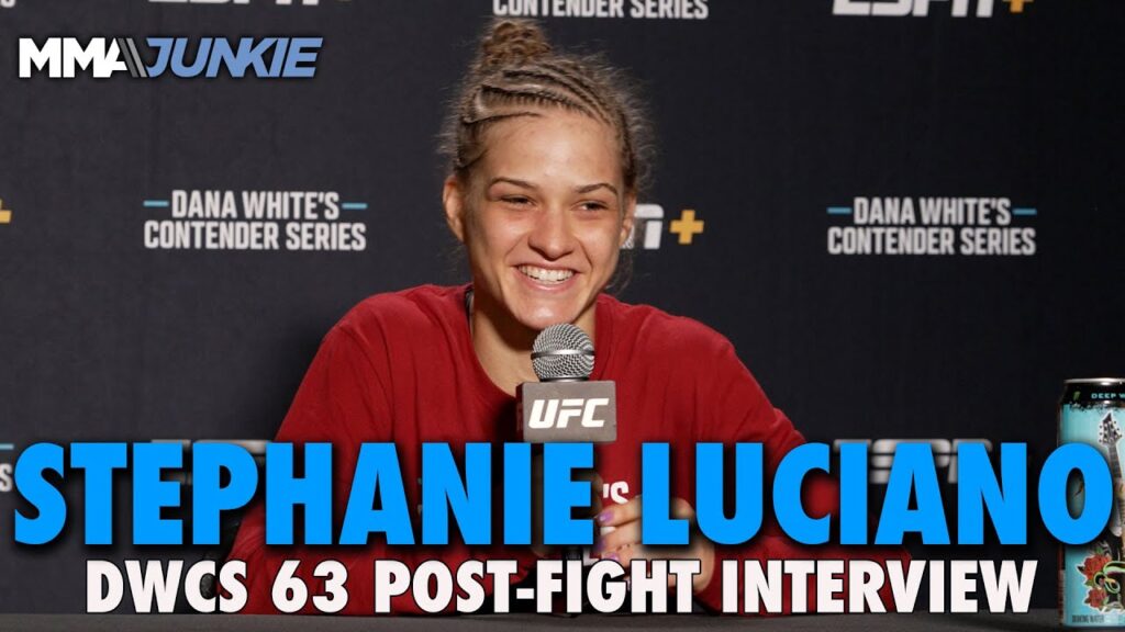 stephanie luciano very happy to have opportunity to represent her community in ufc dwcs 63