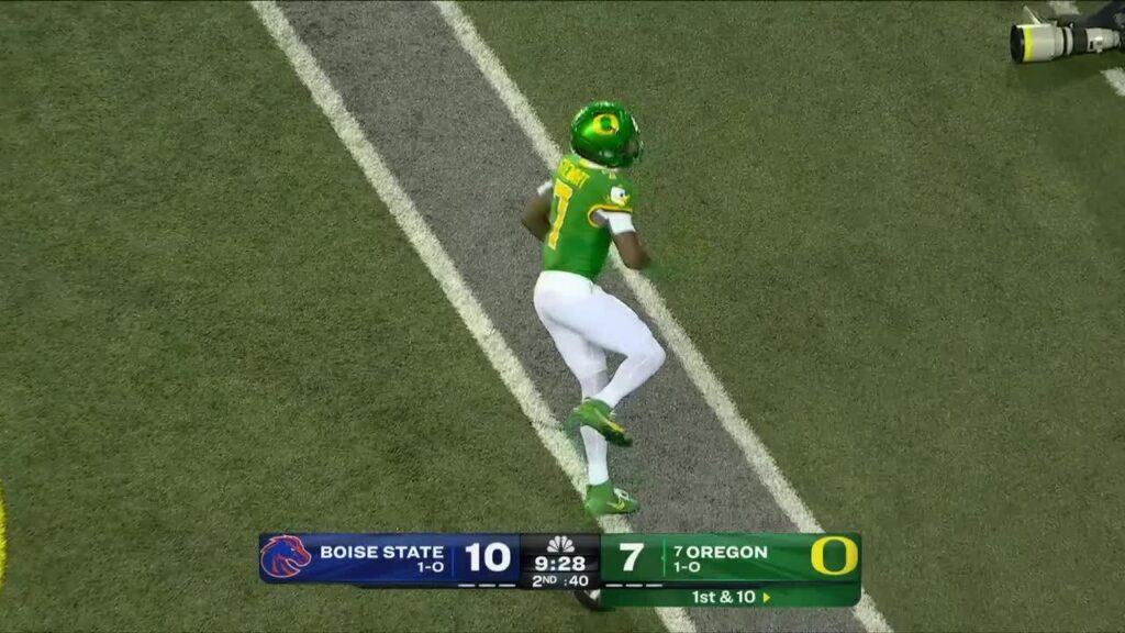 stewart gives the lead back to the ducks vs boise state oregon football