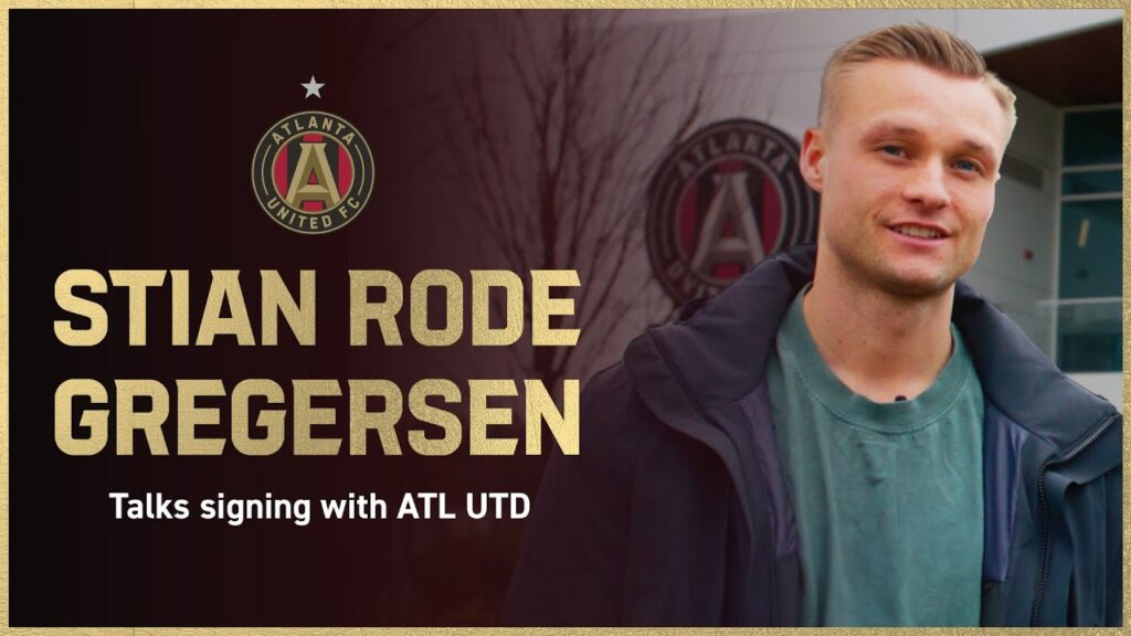 stian gregersen arrives in atlanta talks background in the game and signing with the 5 stripes