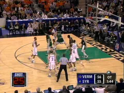 t j sorrentine stuns syracuse 2005 ncaa tournament 1st round