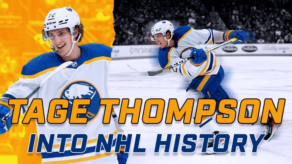 tage thompson into nhl history