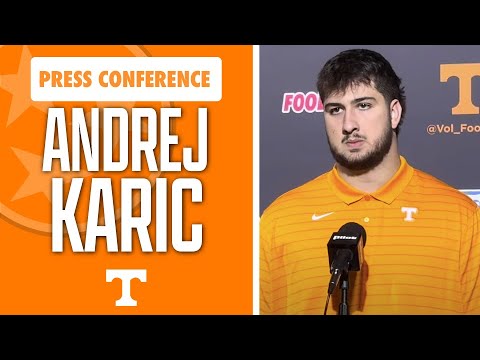 tennessee footballs ol andrej karic talks during the bye week i volquest i gbo