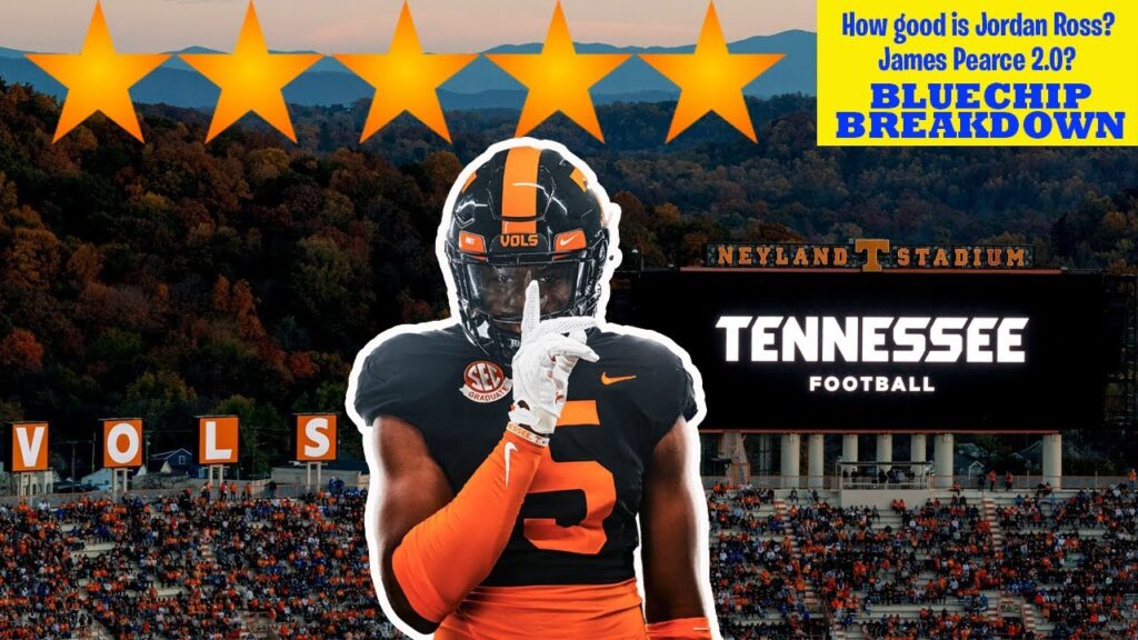 tennessee volunteers 5 star commit jordan ross film breakdown