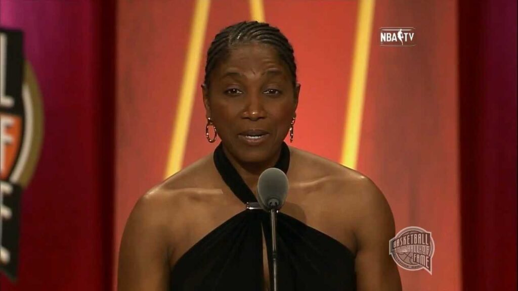 teresa edwards basketball hall of fame enshrinement speech