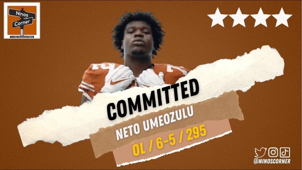 texas add 4 star offensive lineman neto umeozulu to its 2022 class