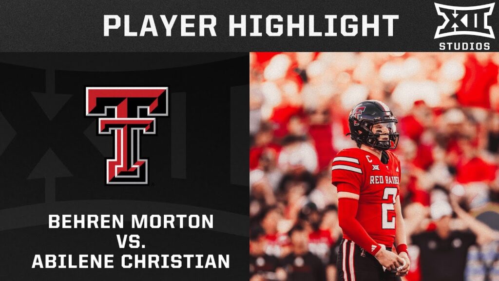 texas techs behren morton throws 5 touchdowns