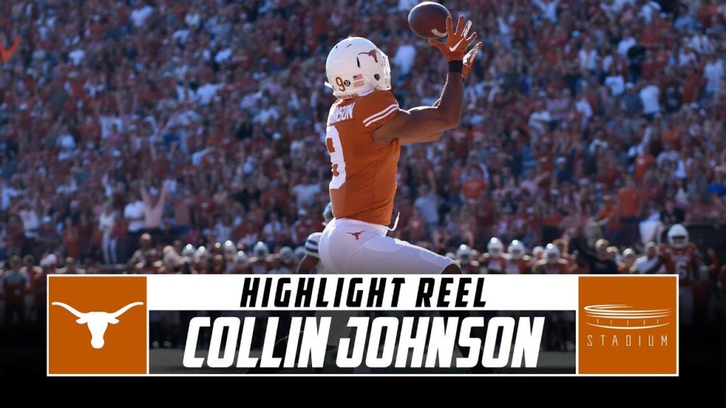 texas wr collin johnson highlight reel 2019 season stadium