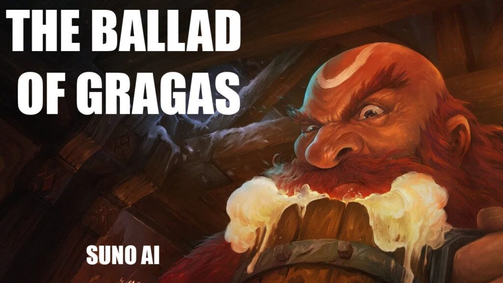 the ballad of gragas fan league of legends song suno ai