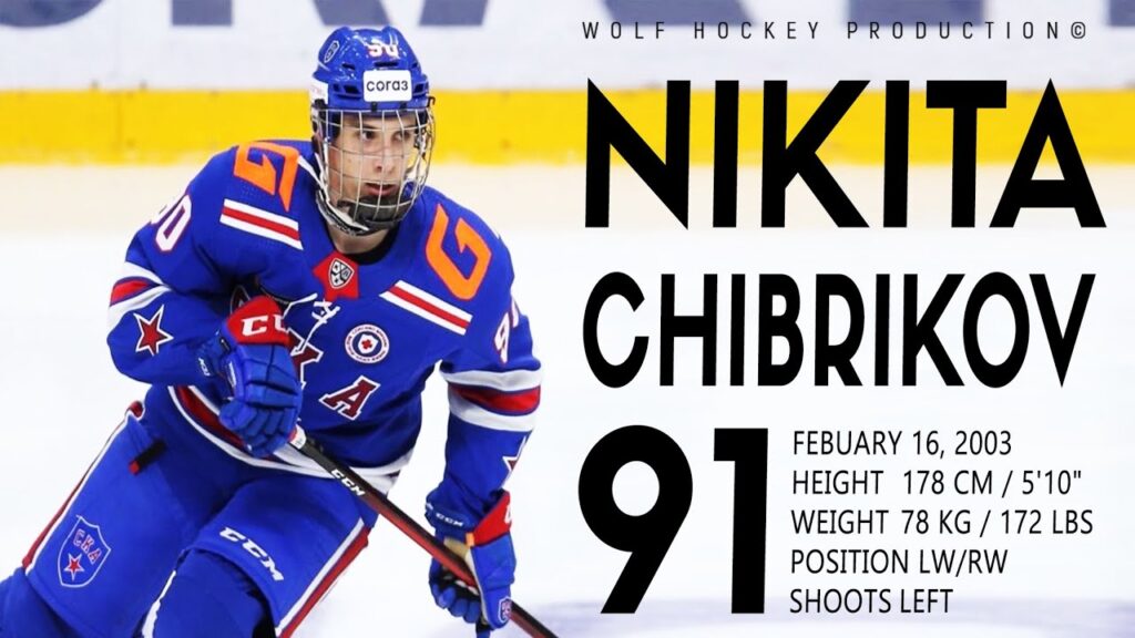 the best of nikita chibrikov top prospect for the nhl 2021 draft hockey highlights hd