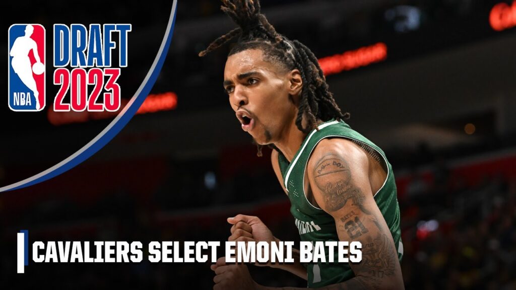 the cleveland cavaliers select emoni bates with no 49 overall pick 2023 nba draft