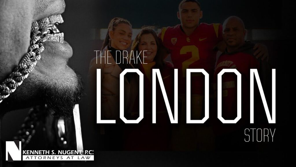 the drake london story rookie spotlight atlanta falcons