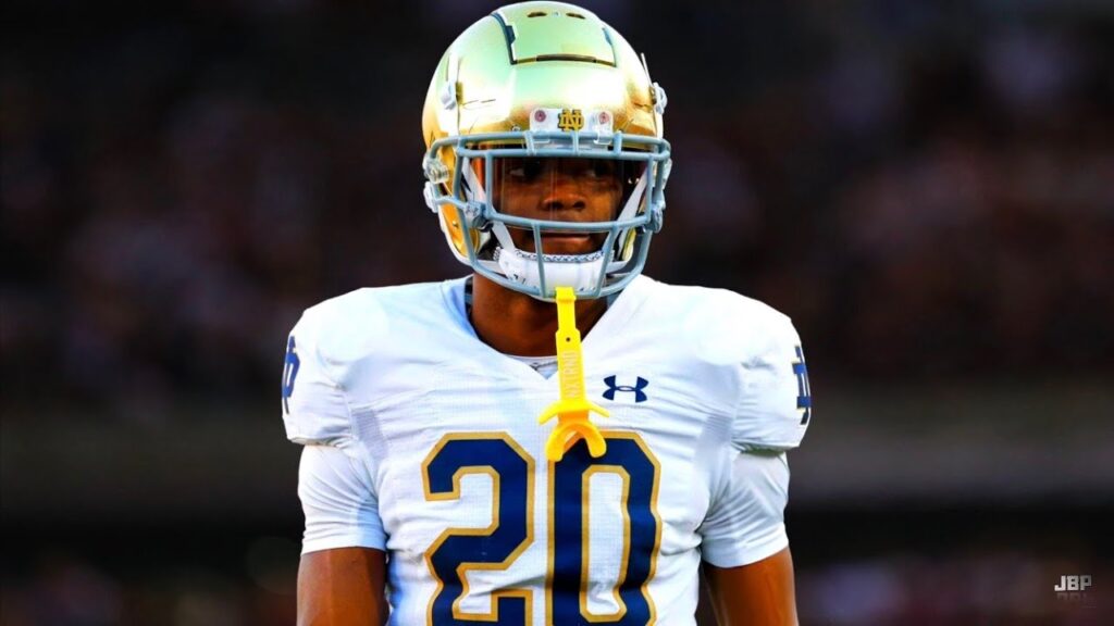 the human seatbelt f09f9492 notre dame cb benjamin morrison highlights f09f8d80 e1b4b4e1b4b0