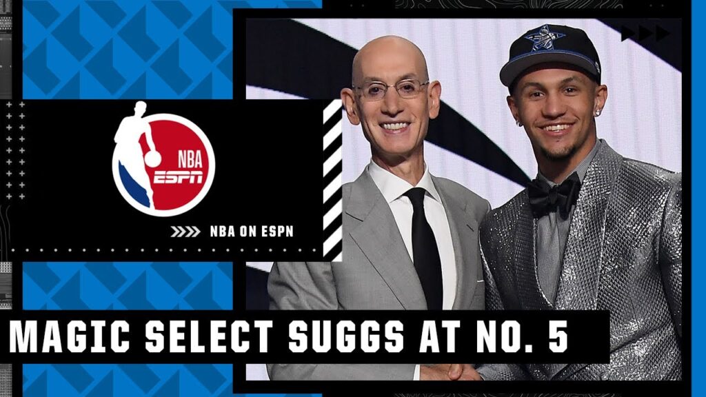 the magic take jalen suggs with the no 5 overall pick nba on espn