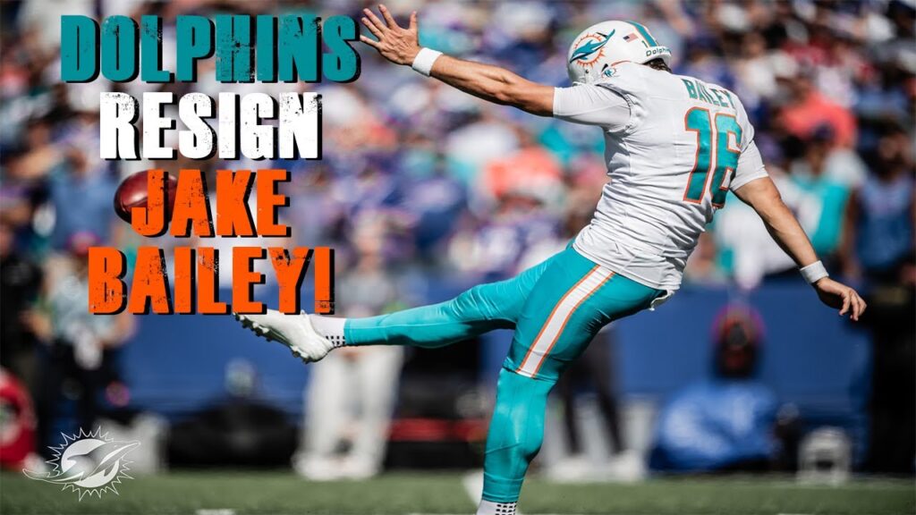 the miami dolphins resign jake bailey why