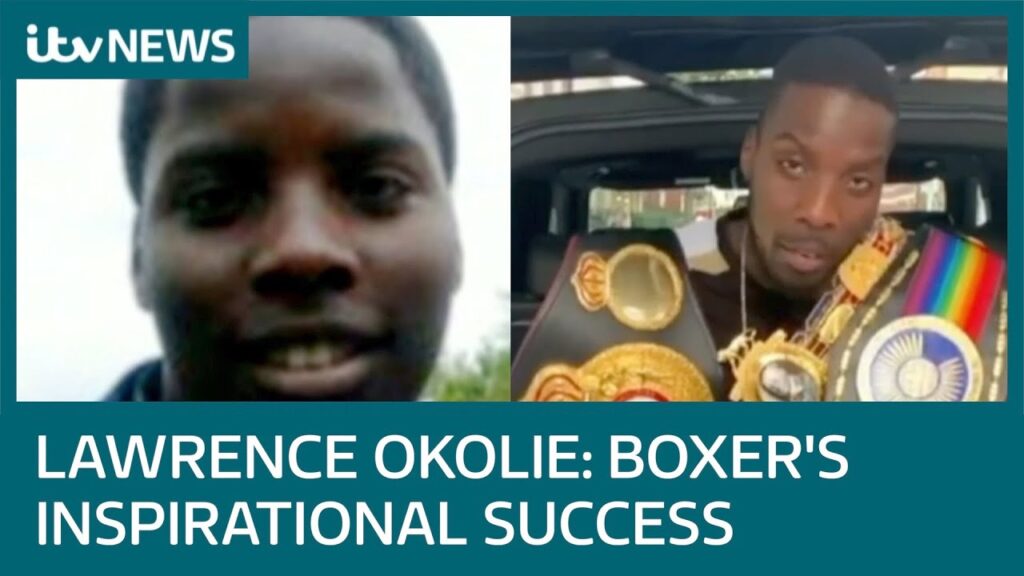 the next heavyweight champion lawrence okolie documentary from obese boy to champion itv news