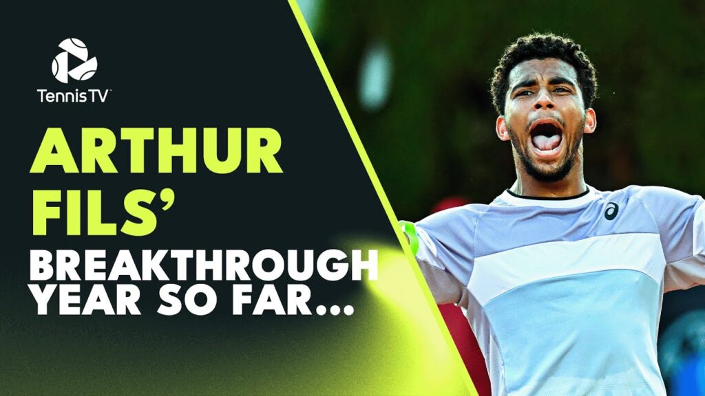 the youngest tennis player in the atp top 50 arthur fils breakthrough year so far