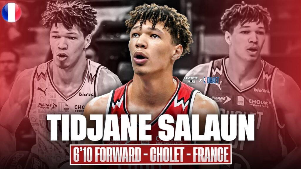 tidjane salaun 2024 nba draft profile no 6 pick by charlotte hornets rising french teenager