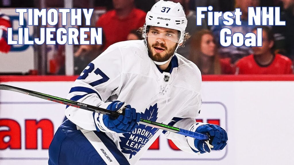 timothy liljegren 37 toronto maple leafs first nhl goal jan 15 2022