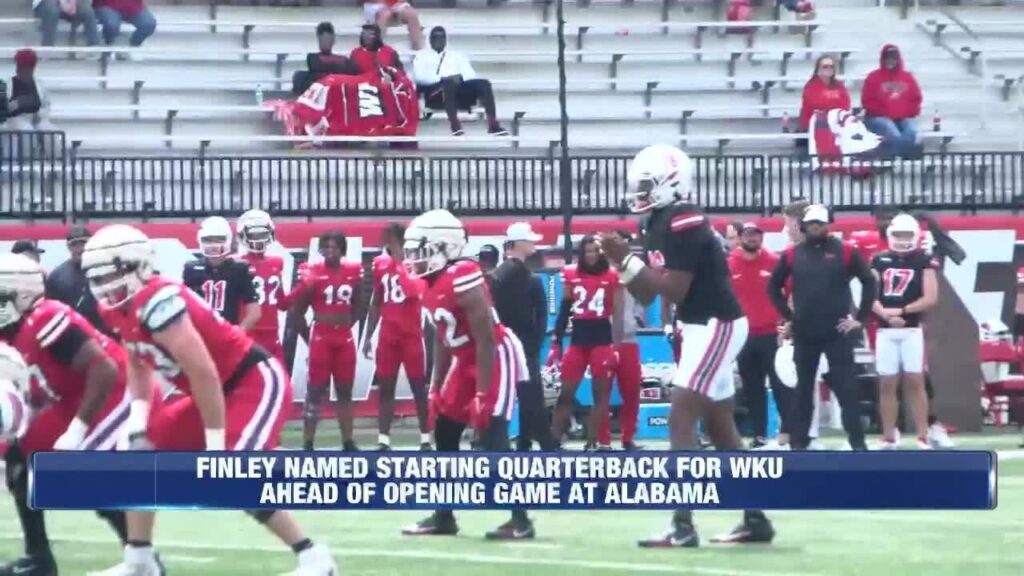 tj finley named wkus starting quarterback