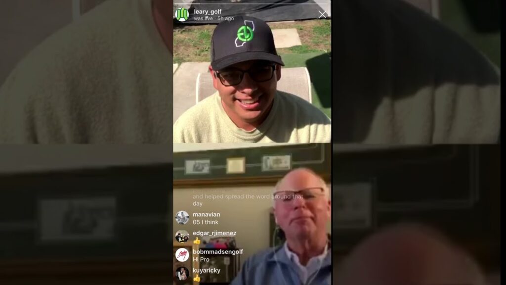 tom jenkins pga tour winner talks with john ray leary on instagram live