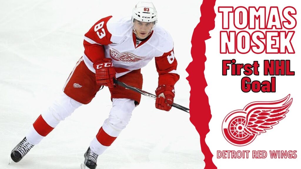 tomas nosek 83 detroit red wings first nhl goal mar 28 2017 classic nhl