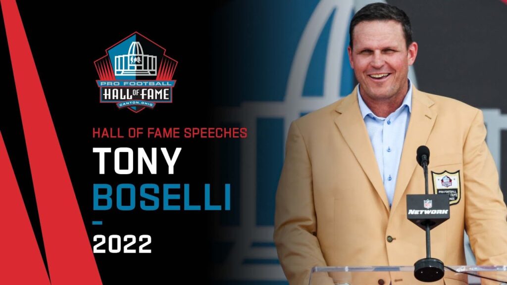 tony bosellis full hall of fame speech 2022 pro football hall of fame nfl