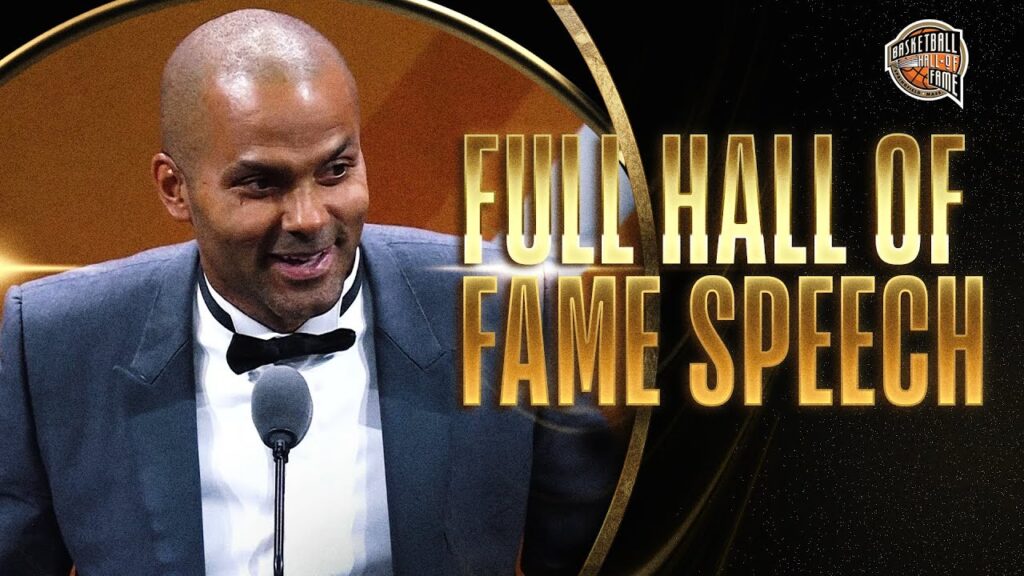 tony parker hall of fame enshrinement speech