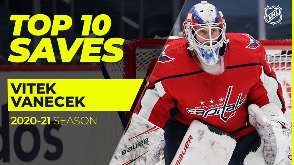 top 10 vitek vanecek saves from the 2021 nhl season