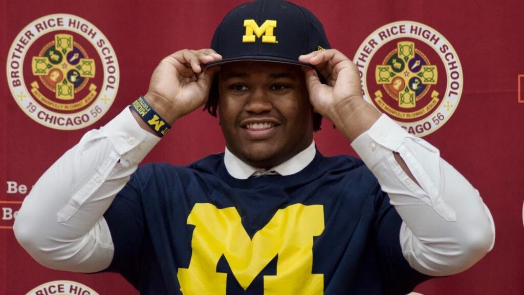 trey pierce on signing with michigan and more national signing day the wolverine goblue