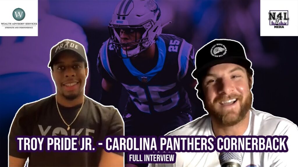 troy pride jr carolina panthers cornerback full interview