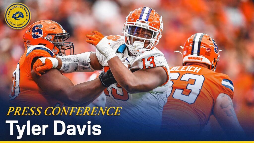 tyler davis on being drafted to the rams reuniting with former clemson teammate davis allen