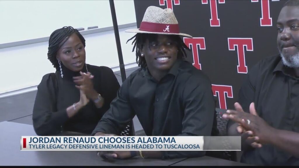 tyler legacys jordan renaud chooses alabama