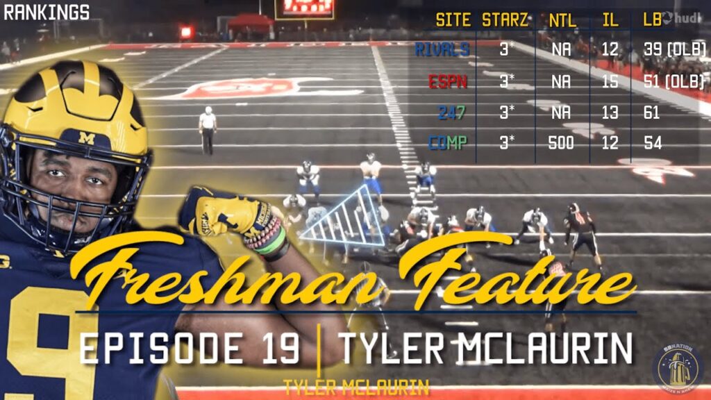 tyler mclaurin has potential michigan football freshman feature 21 episode 19