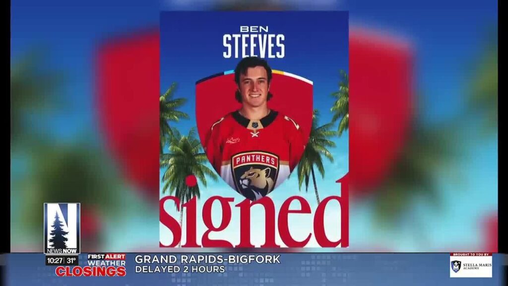 umds ben steeves signs entry level nhl deal with florida panthers