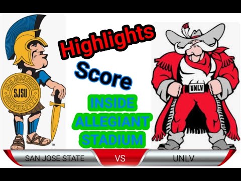 unlv vs san jose state at allegiant stadium college football week 13