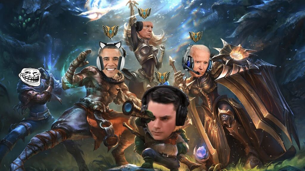 us presidents and ben shapiro play league of legends