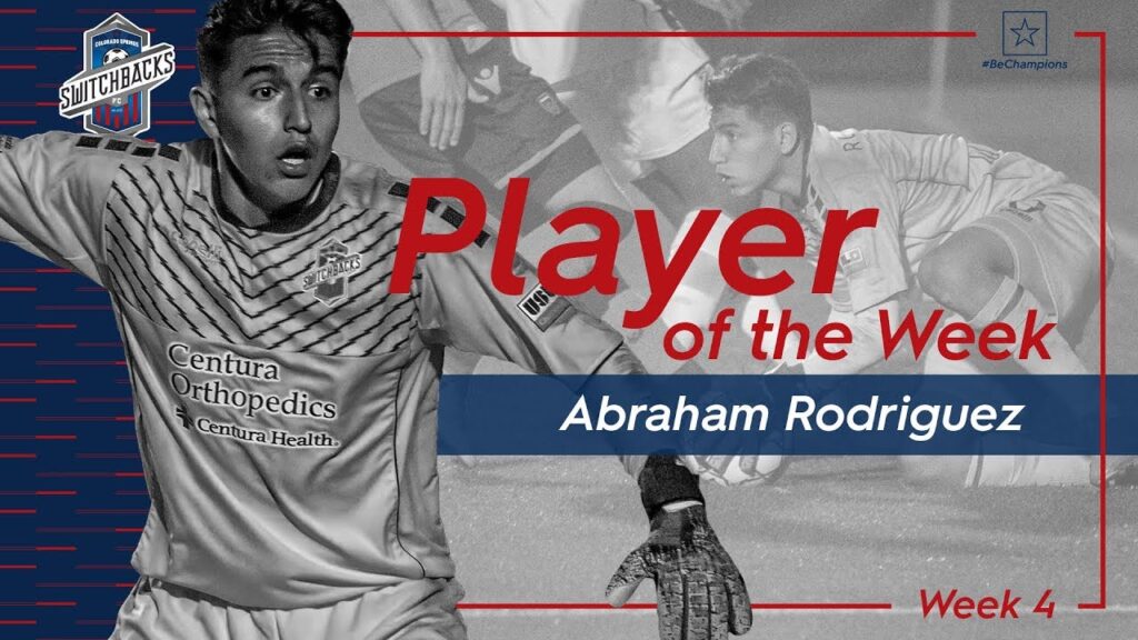 usl championship player of the week abraham rodriguez colorado springs switchbacks fc