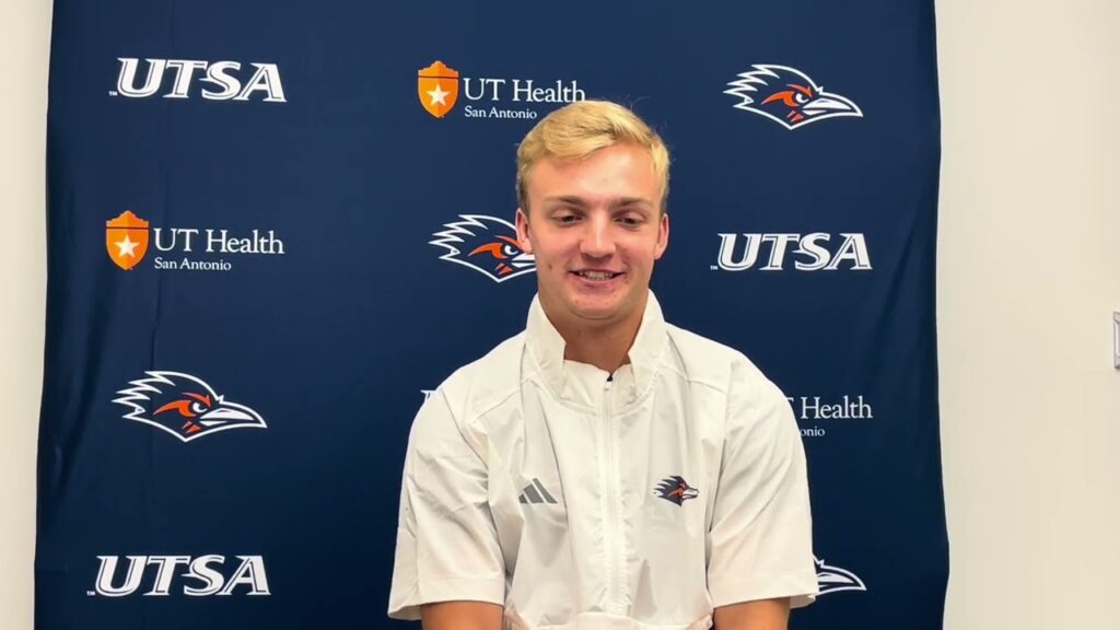 utsa qb owen mccown media day interview 8 10 24