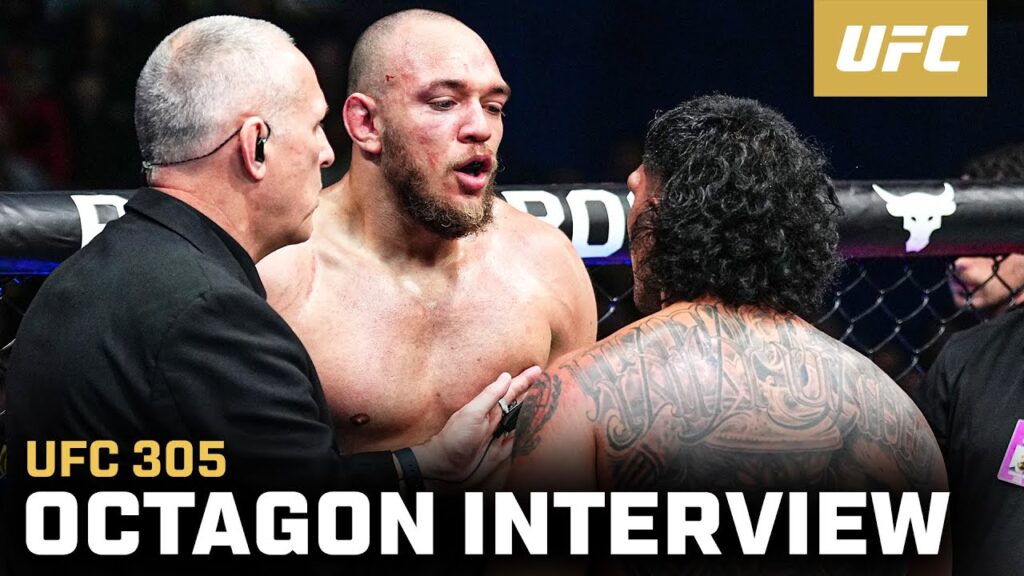 valter walker octagon interview ufc 305