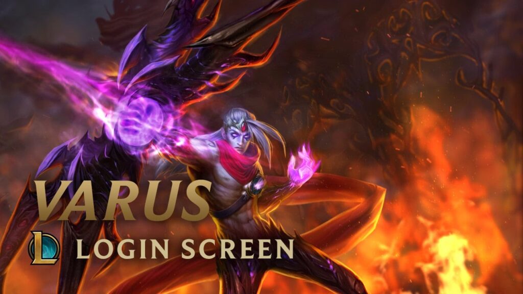 varus the arrow of retribution login screen league of legends