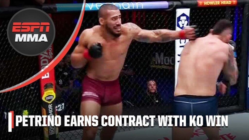 vitor petrino earns ufc contract after thunderous ko of rodolfo bellato dwcs espn mma