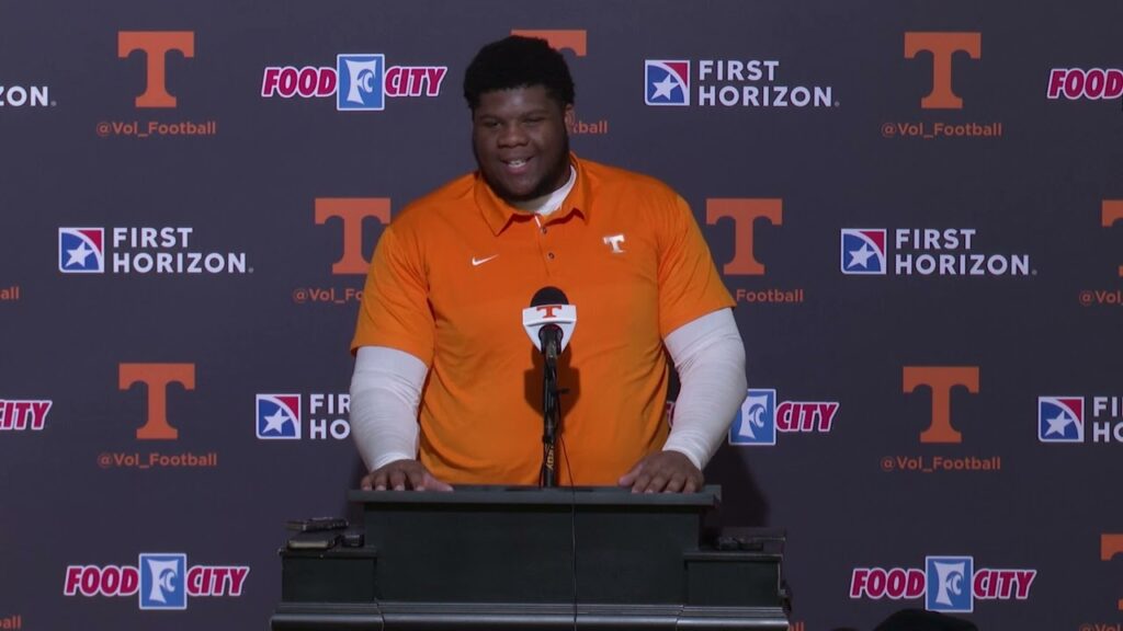 vols ol lance heard discusses spring practice tennessee football