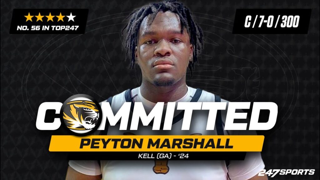 watch 4 star c peyton marshall commits to missouri live on 247sports