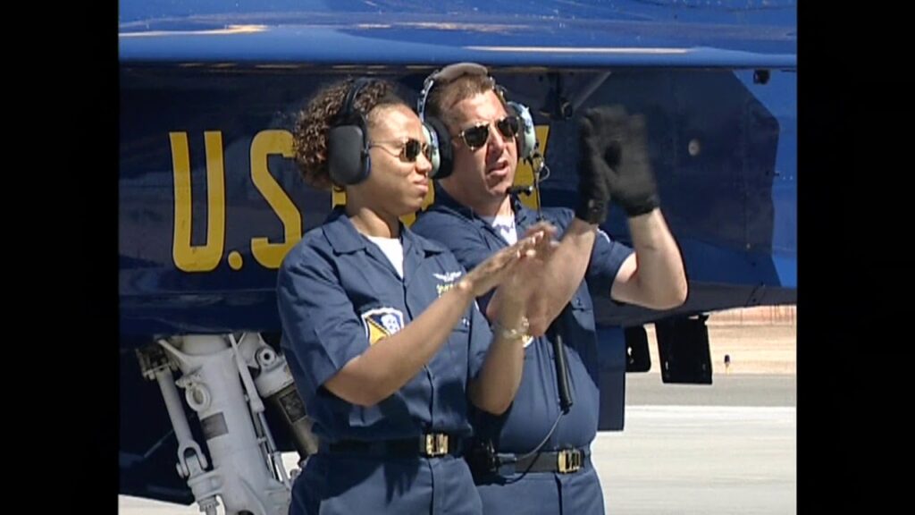 wayne hagin v o rides with blue angels