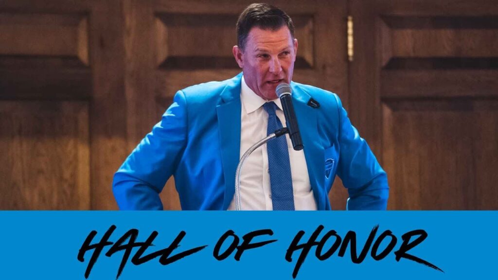 wesley walls induction speech hall of honor carolina panthers