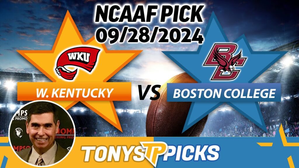 western kentucky vs boston college pick 9 28 24 ncaaf week 5 predictions