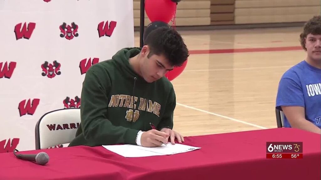 westsides anthony rezac signs with notre dame