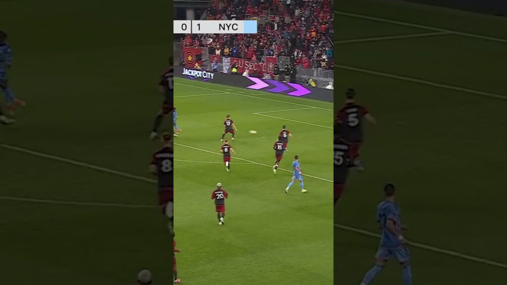 what a way to score your first mls goal nycfc mls mlssoccer majorleaguesoccer newyorkcityfc