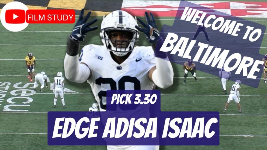 what does adisa isaac bring to the baltimore ravens 2024 nfl draft film breakdown